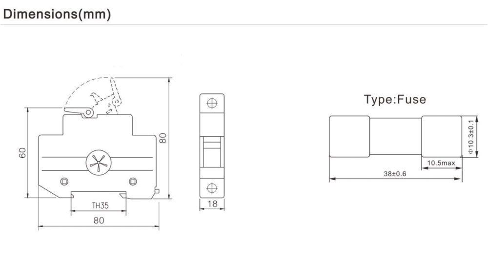 DC Fuse Holder