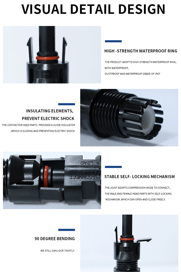 Solar Cable Board End Connector