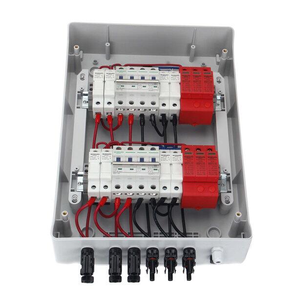 DC COMBINER BOX FOR 4 STRINGS 2 OUTPUT