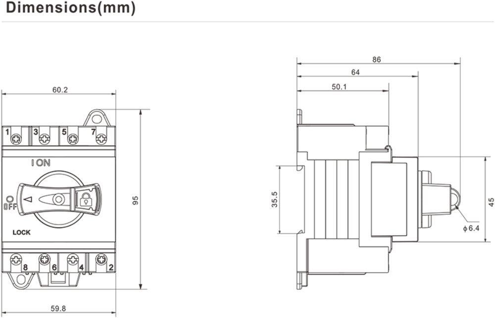 1200V DC isolating Switch