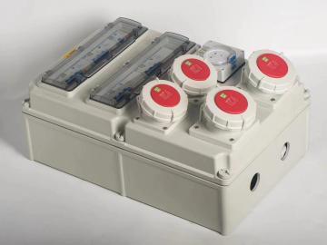 IP67 industrial socket box