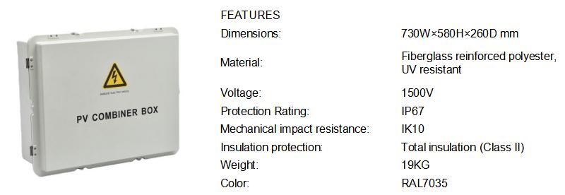 1500V,FRP/GRP Enclosures,SMC580730260