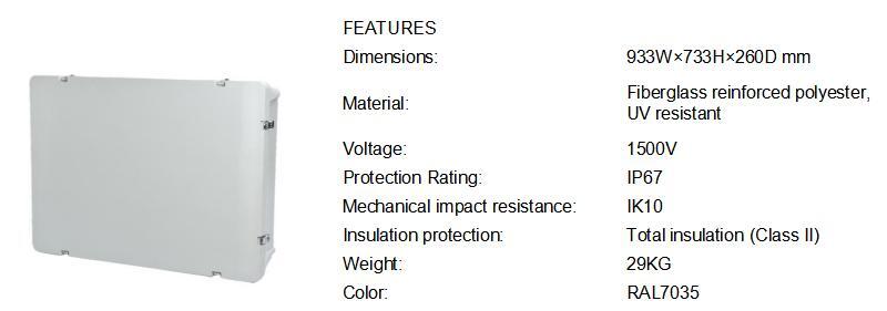 1500V,FRP/GRP Enclosures,SMC733933260