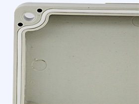 Plastic enclosure with mounting flanges, Plastic Electrical Enclosures