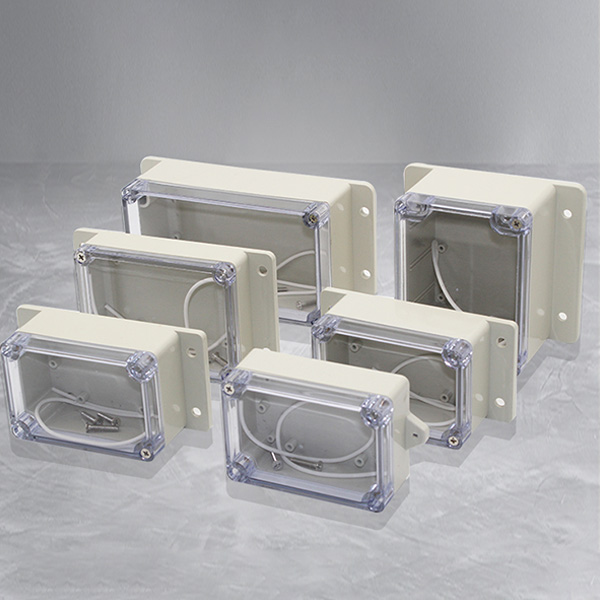 Plastic enclosure with mounting flanges, Plastic Electrical Enclosures