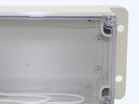 Plastic enclosure with mounting flanges, Plastic Electrical Enclosures