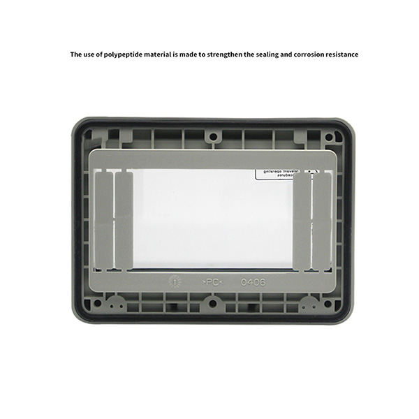 Transparent protective window hood, the accessory of plastic enclosure