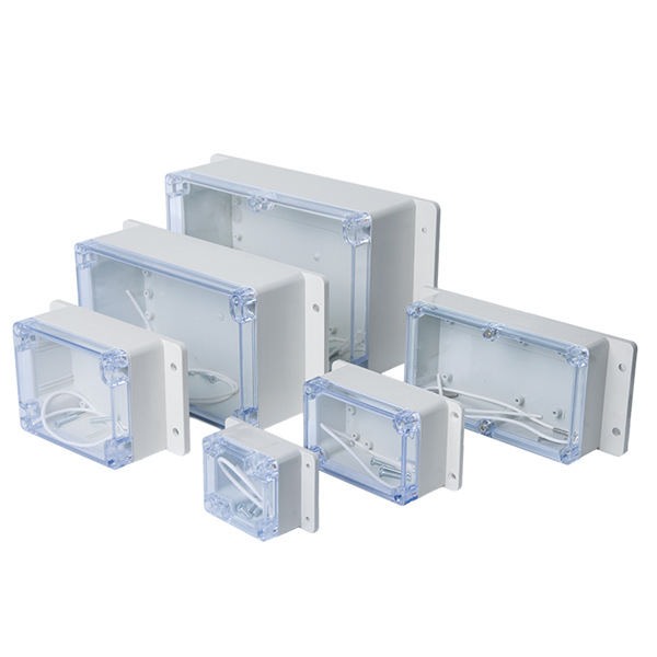 Plastic Electronic Enclosures With Mounting Flanges