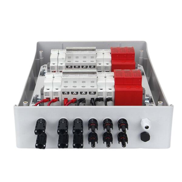 DC COMBINER BOX FOR 4 STRINGS 2 OUTPUT