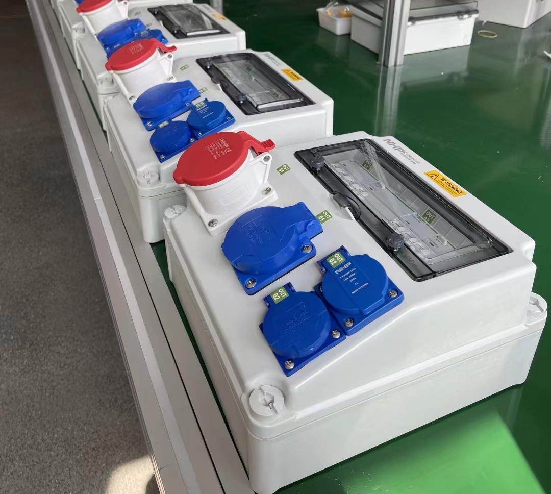 Custom Plastic Industrial Socket Box