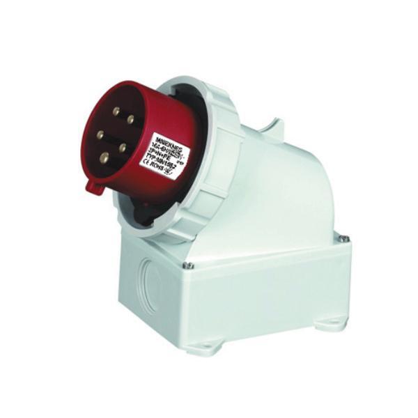 32A 3P+N+PE IP67 Industrial Wall-Mounted Plugs