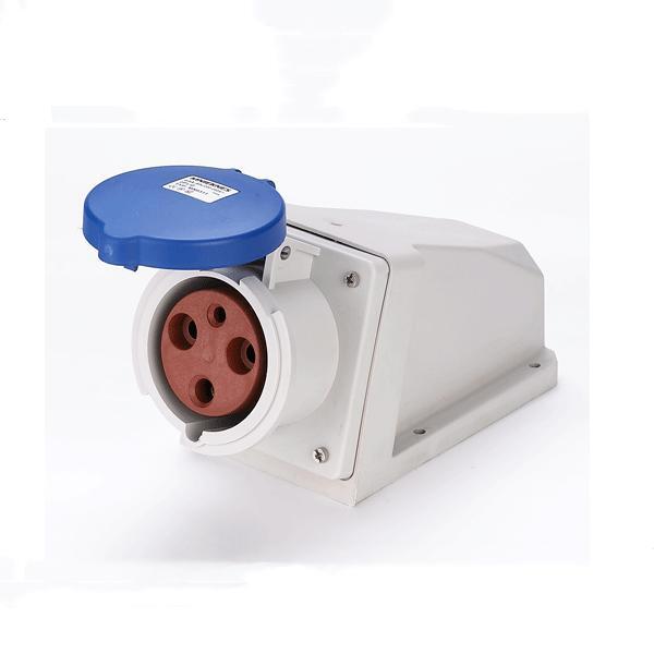 63A 2P+PE IP44 Industrial Wall-Mounted Sockets
