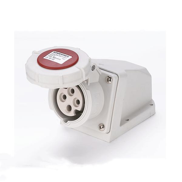 16A 3P+PE IP67 Industrial Wall-Mounted Sockets