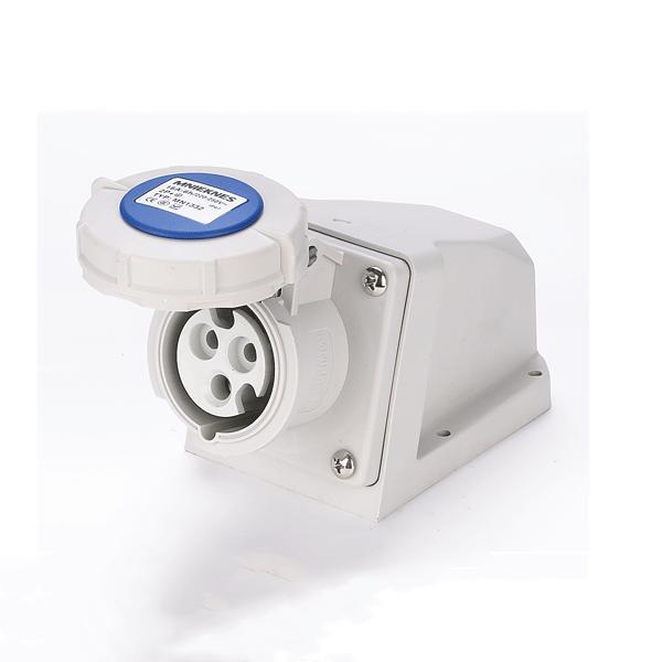 32A 2P+PE IP67 Industrial Wall-Mounted Sockets